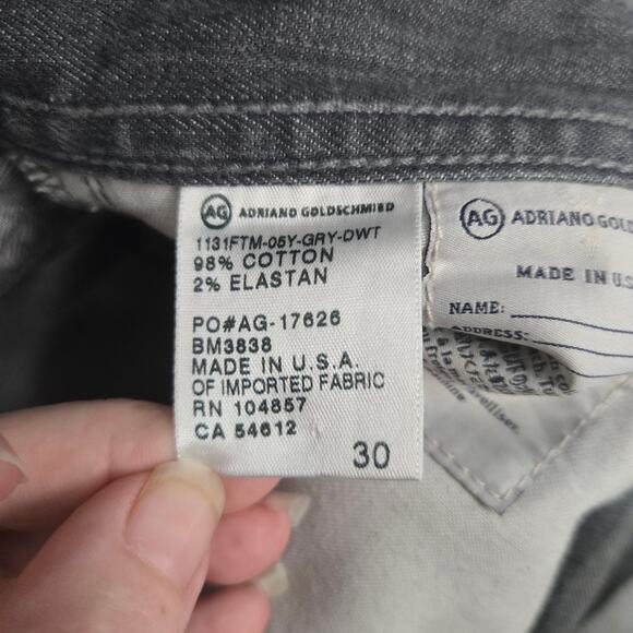 AG Adriano Goldschmied Matchbox Slim Straight Jeans Size 30 - Picture 4 of 5